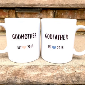 Godparents Gifts - Godparents Shirts - Personalized Godparents Gift - Will you be My Godparents Box