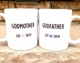 Godparents Gifts - Godparents Shirts - Personalized Godparents Gift - Will you be My Godparents Box