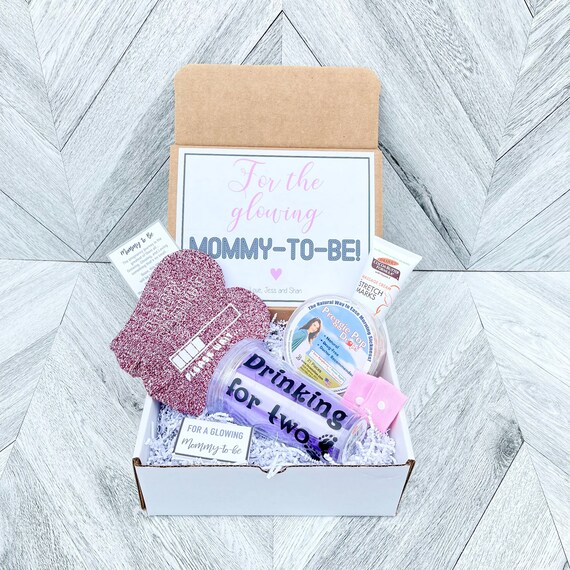 New Mom Gift Set: Relaxation Spa Box with Tumbler & Socks