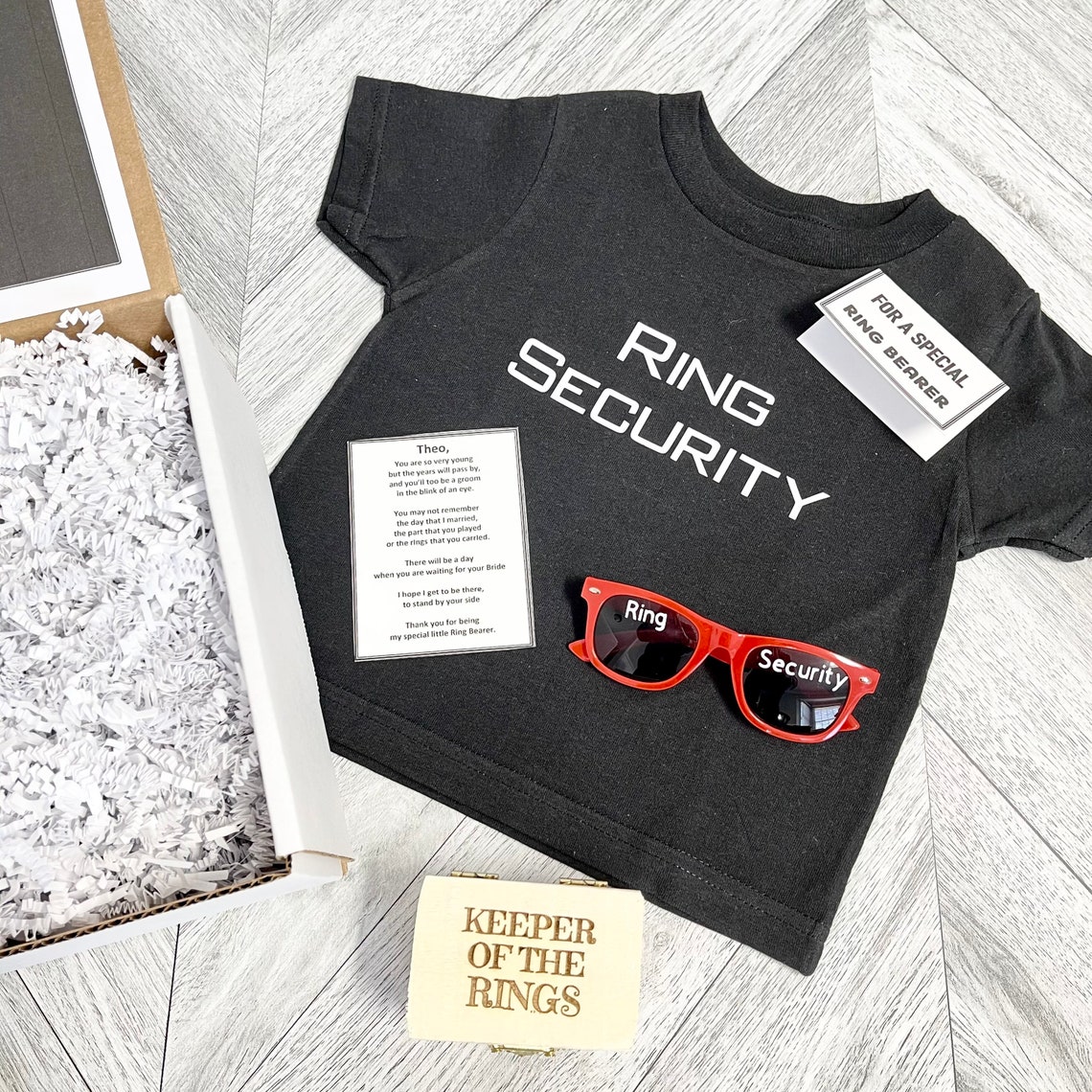 Ring Bearer Gift Set Ring Security Ring Bearer Proposal Etsy