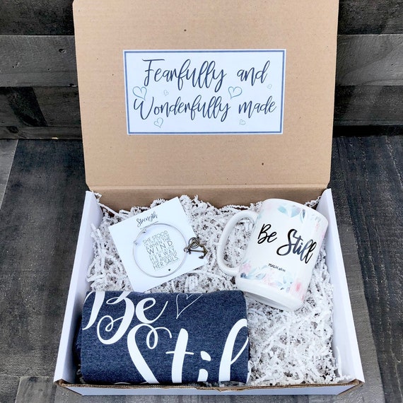 Christian Get Well Gift Box: Mug, Shirt & Bracelet