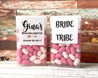 Tic Tac Labels Only - Bachelorette Party Favors - Customizable Tic Tac Labels for Bachelorette or Bridal