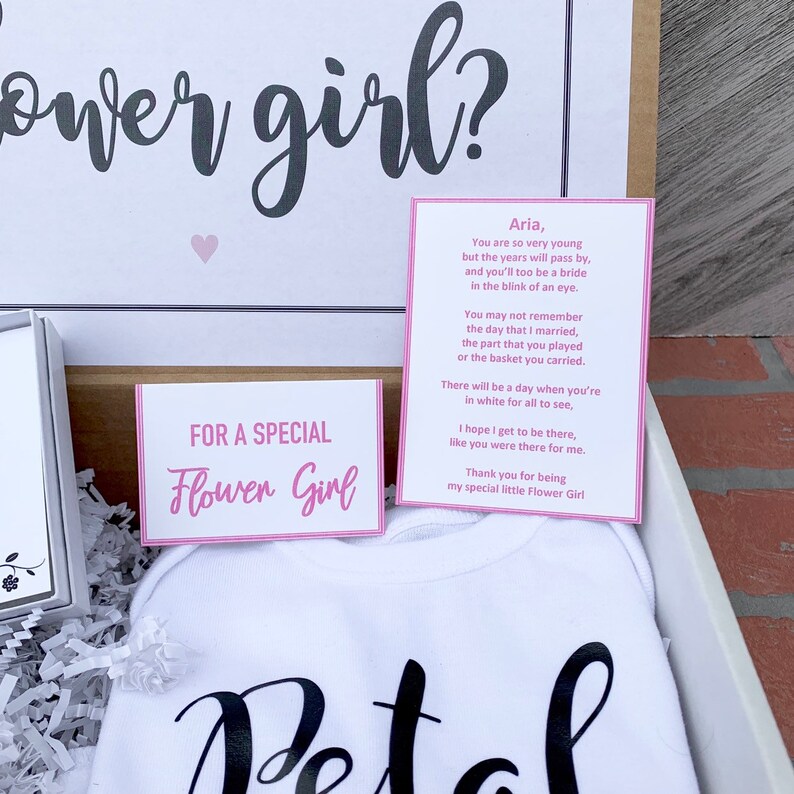 Flower Girl Gift Set Flower Girl Proposal Will you be my Etsy