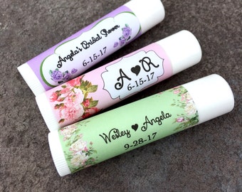 Lip Balm Labels Only / Chapstick Favors Bridal Shower / Baby Shower / Wedding Favors / Keep Save