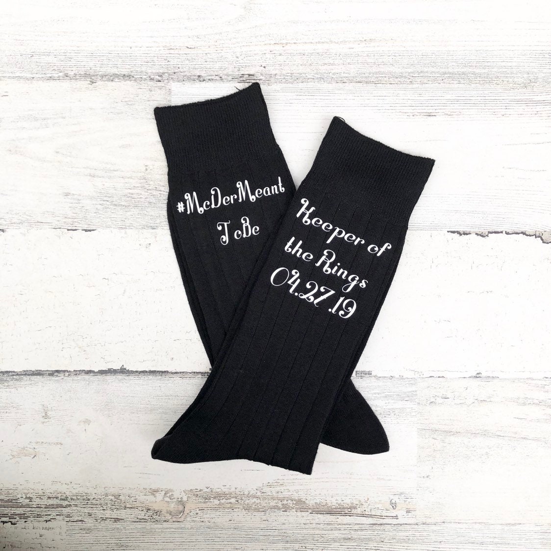 Socks for the ring bearer - adult keeper of the rings - special gift ...