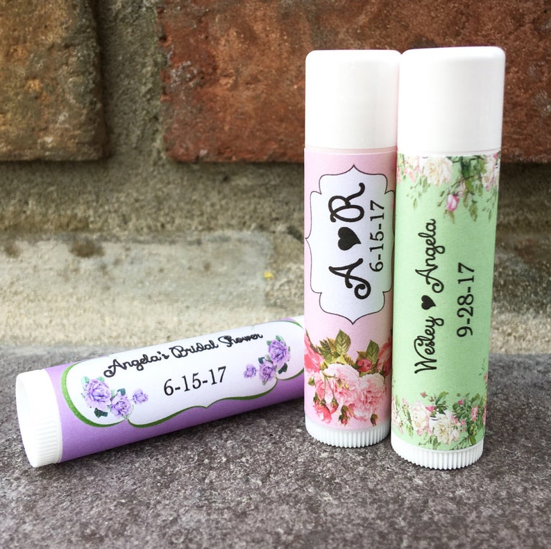 Lip Balm Favors Chapstick Favors Bridal Shower Baby Shower Wedding Favors Keep Save