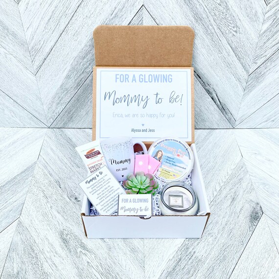 New Mom Gift Set: Spa Relaxation Box with Mug & Stretch Mark Cream