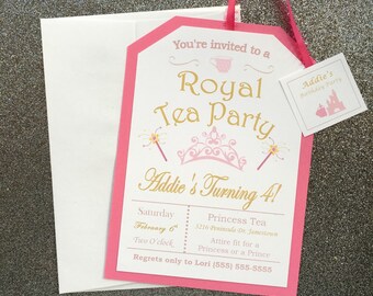 Little Girl's Pink Royal Princess Tea Party