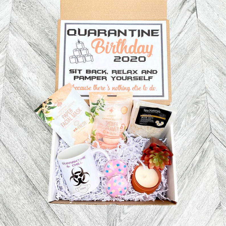 Quarantine Birthday Gift Spa Set Spa gift box with Etsy