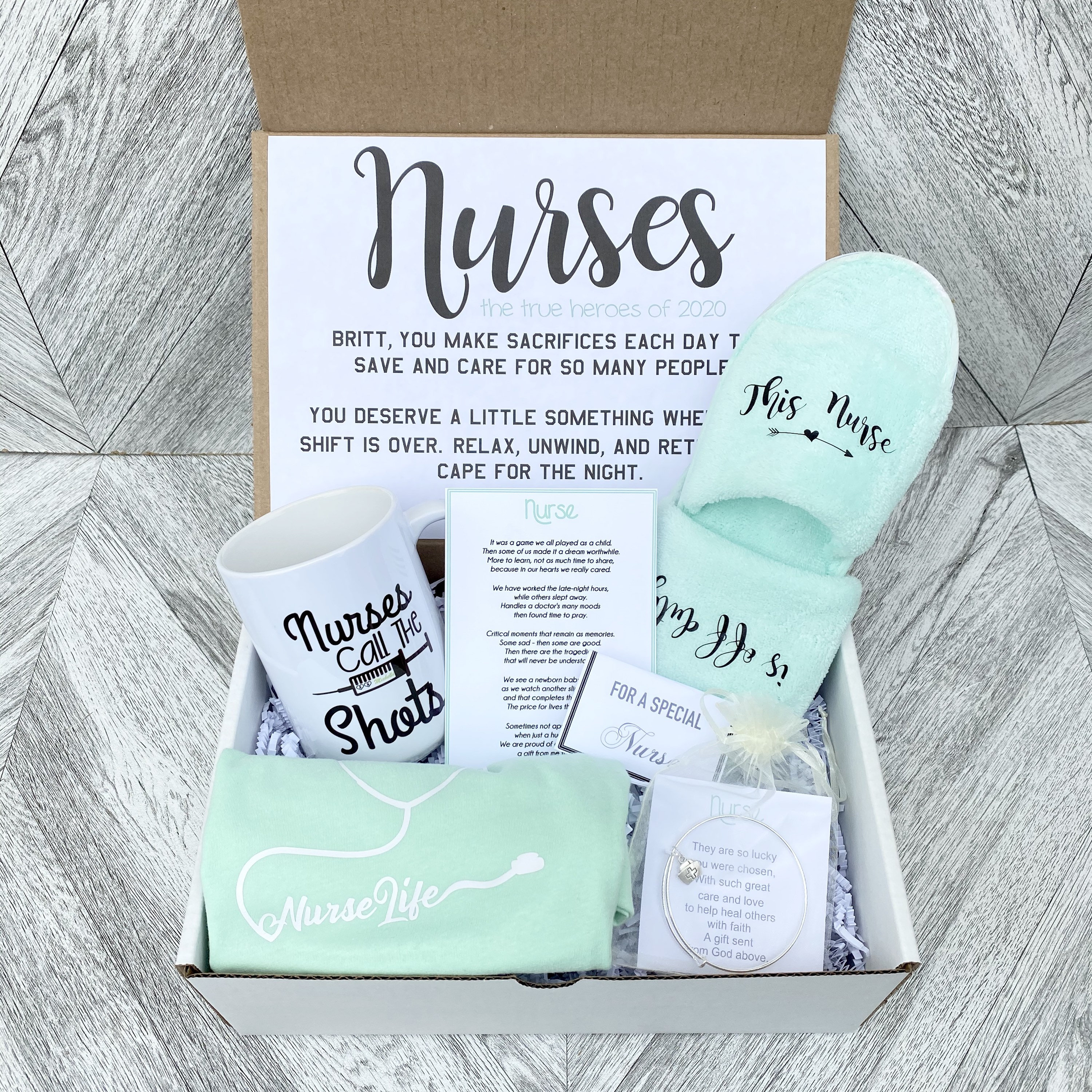 Nurse Gift Nurse Gift Set Gift Box for Nurses With Shirt Etsy