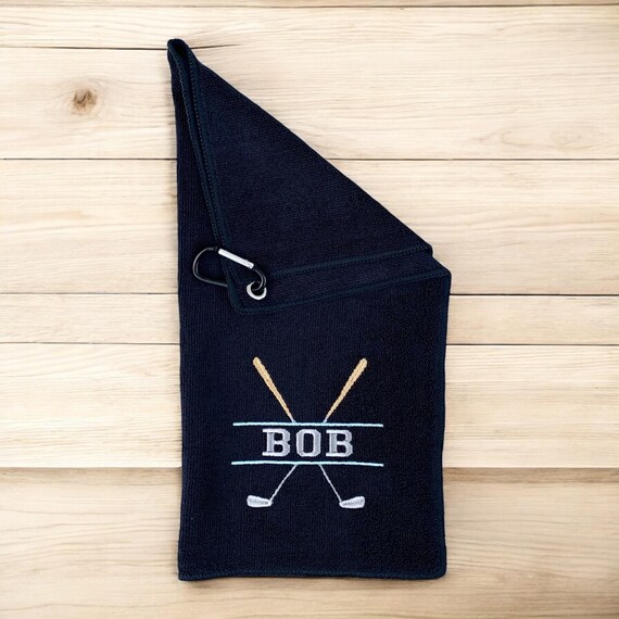 Golf Towel - Personalized Embroidered Golf Towel - Name embroidered Golf towel - Gift for Golf Lover