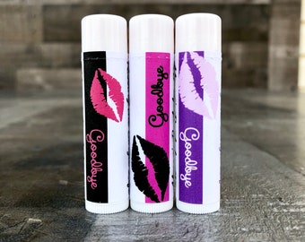 Kiss the Miss goodbye Labels / Bachelorette Lip Balm Labels / Chapstick Favors / Last Kiss / Customizable / Chapstick Favors Bachelorette Pa