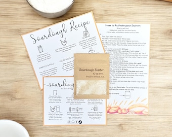 Sourdough Starter Kit - Dehydrated Sourdough Starter - Bread Making - Homemade Bread Making Kit