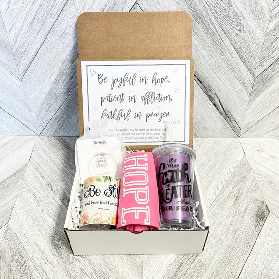 Personalized Faith Gift Box: Christian Encouragement, Get Well Soon