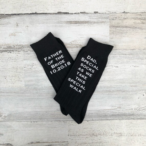 Father of the Bride Socks: Special Wedding Day Gift