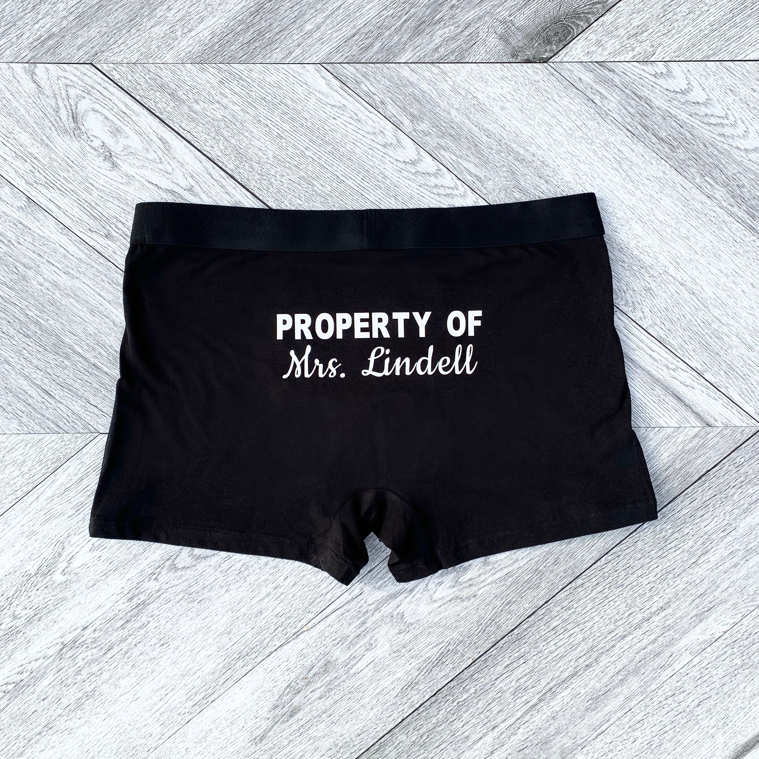 Groom Boxer Briefs for the Wedding Day - Groom Gift from Bride - Funny Groom Gift - Property of The Bride Groom Boxer Briefs for the Wedding Day - Groom Gift from Bride - Funny Groom Gift - Property of The Bride