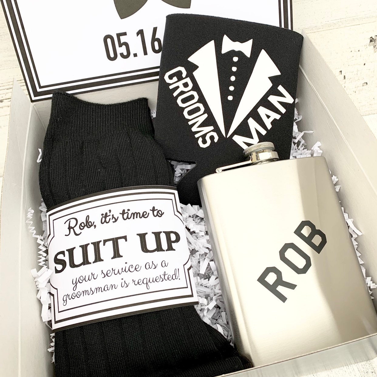Groomsman Gift Boxes Thank You For Being My Groomsman Proposals 