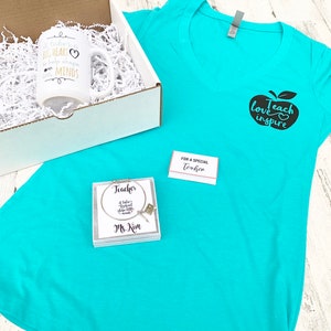 Teacher Gift Box Personalized Teacher Gift Teacher Gift Set With Shirt ...
