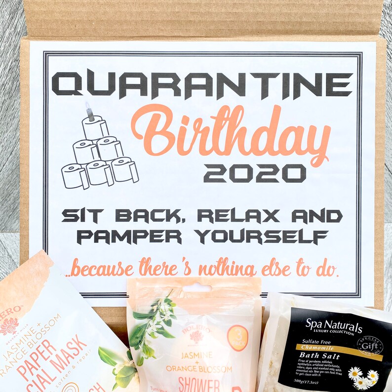 Quarantine Birthday Gift Spa Set Spa gift box with Etsy
