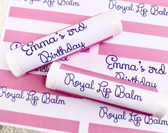 Lip Balm Labels Only / Chapstick Favors Bridal Shower / Baby Shower / Wedding Favors / Keep Save