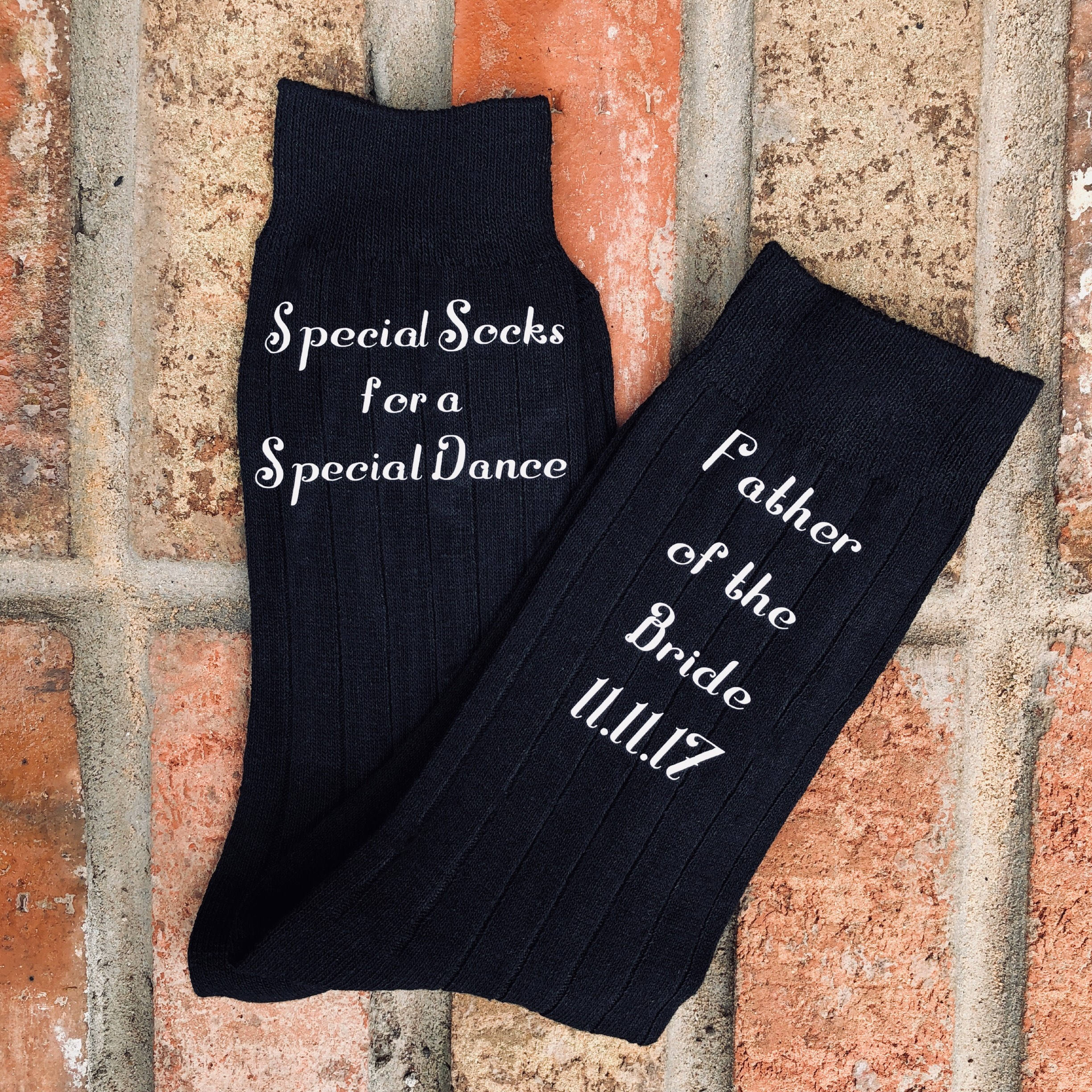 Special Socks for a Special Dance - Socks for the Wedding Day - Father ...