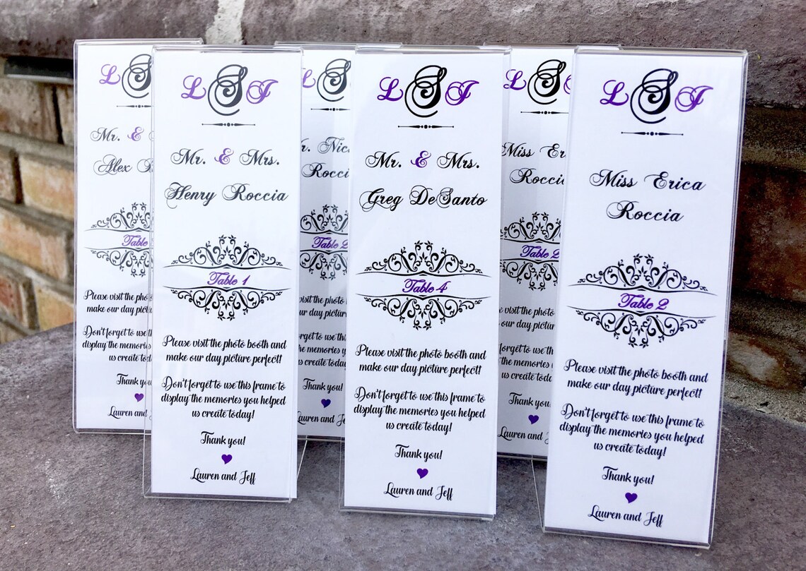 Photo Booth Frame Wedding Favors Customizable Etsy