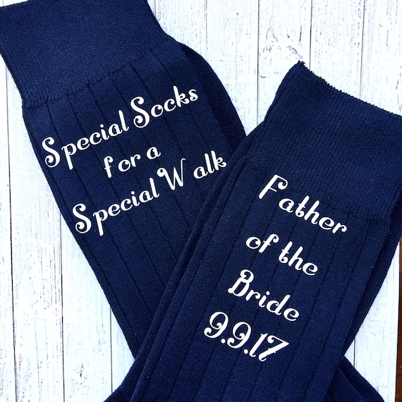 Father of the Bride Socks: Wedding Day Gift