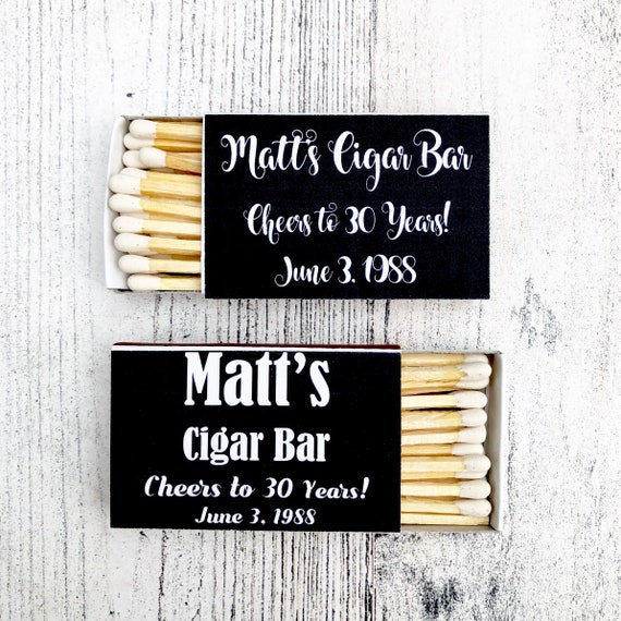 Matchbox Bachelor Party Favors Black and White Matchbox Favors Matchbox  Favors Bridal Party Customizable 