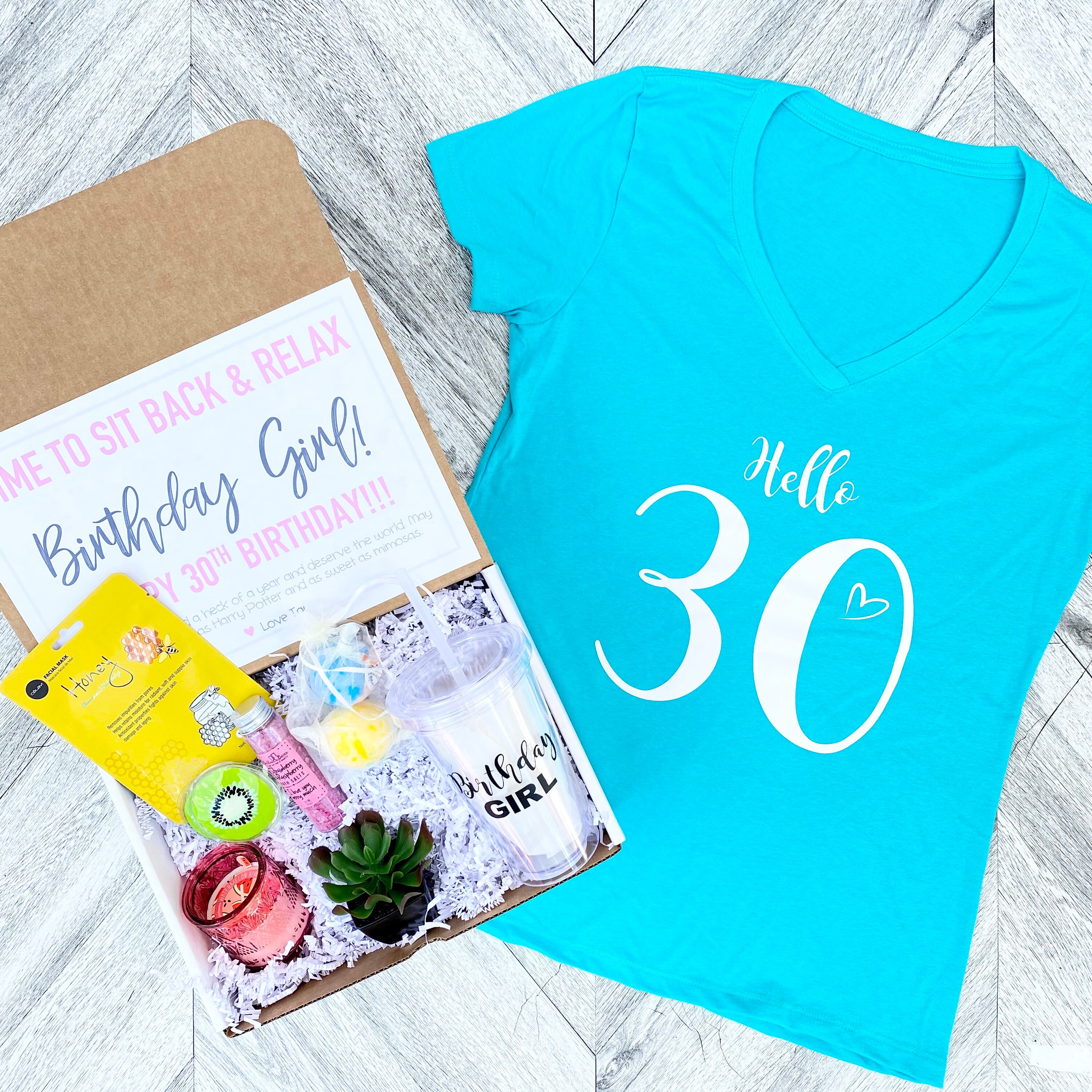 30th Birthday Gift for Women, 30th Birthday Spa Gift Box, 30th