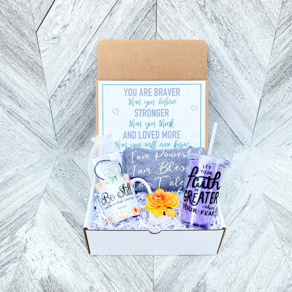 Cancer Survivor Gift Box: Faith Hope Love Encouragement