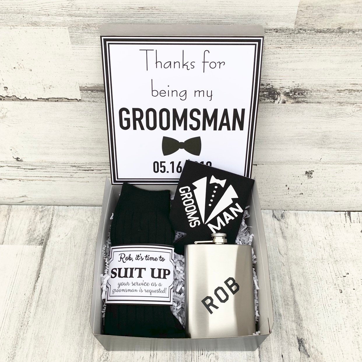 Groomsman Gift Boxes Thank you for being my Groomsman Proposals