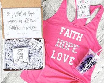 Have Faith Box - Personalized Get Well Soon Box - Faith Box - Christian Gifts - Feel Better Box - Faith Hope Love