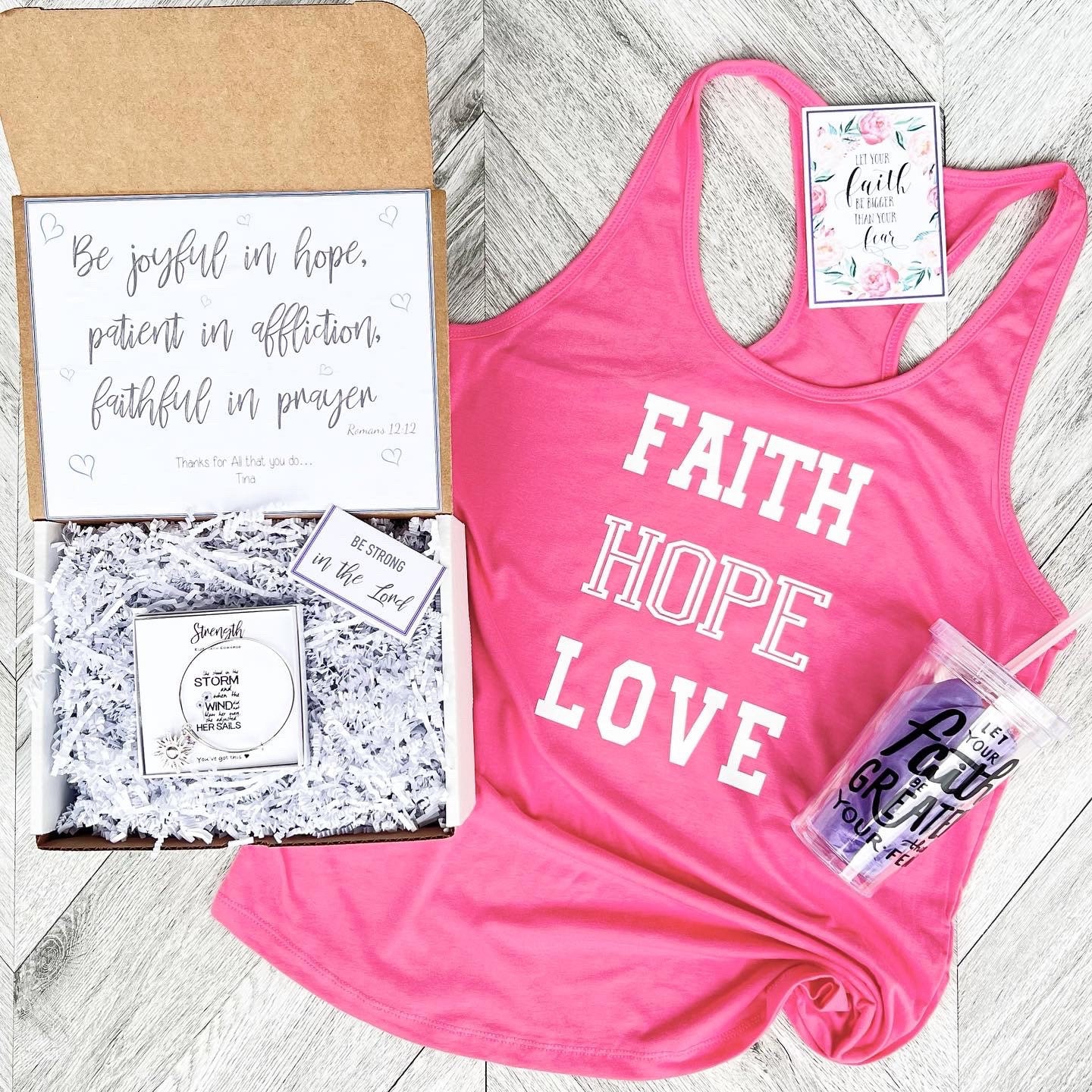 Have Faith Box - Personalized Get Well Soon Box - Faith Box - Christian  Gifts - Feel Better Box - Faith Hope Love