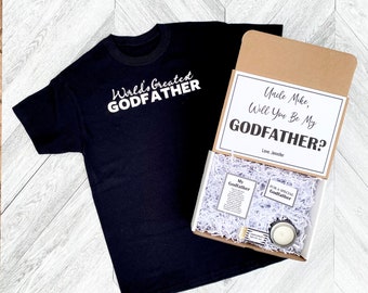 Godfather Box - Personalized Godfather Gift - Will you be My Godfather Box