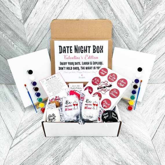 Valentine's Date Night Box: Paint Night & Wine Time