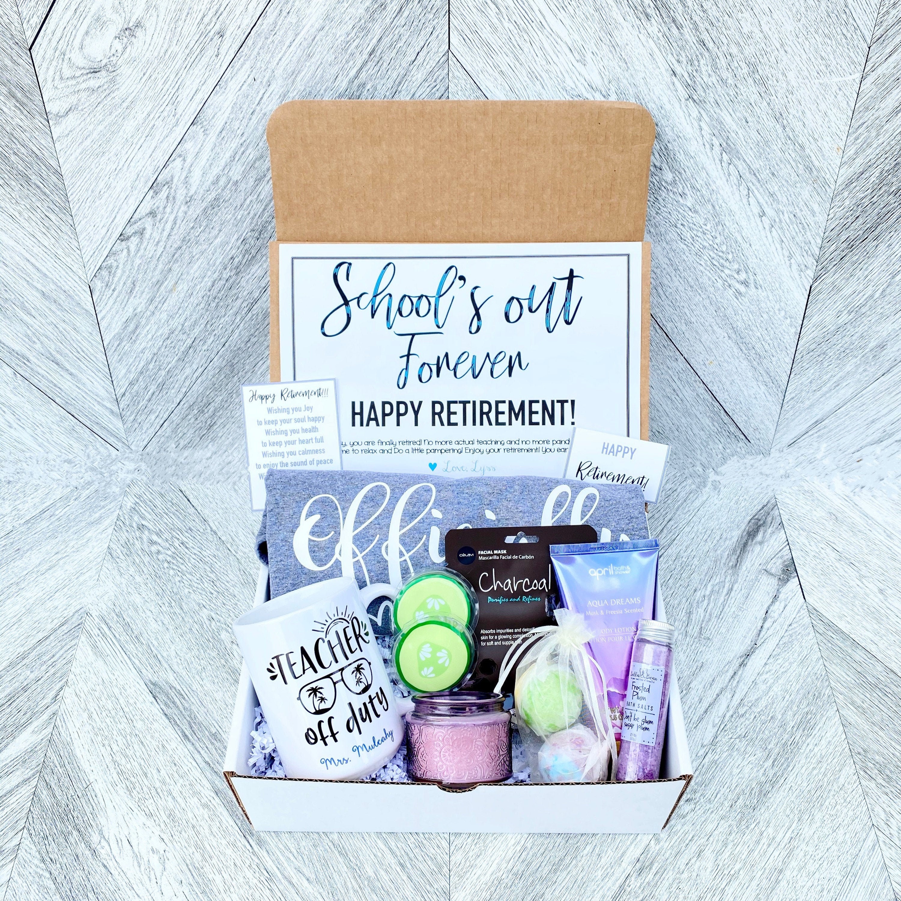 Retirement gifts for women, spa gift box, relaxation gift, spa box,  Retirement gifts for women, spa gift box, relaxation gift, spa box, spa gift  box birthday, stress relief gift box, lavender gift –