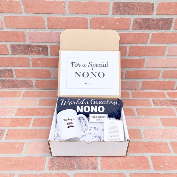 Personalized Nono Gift Box: Mug, Shirt & Poem Card