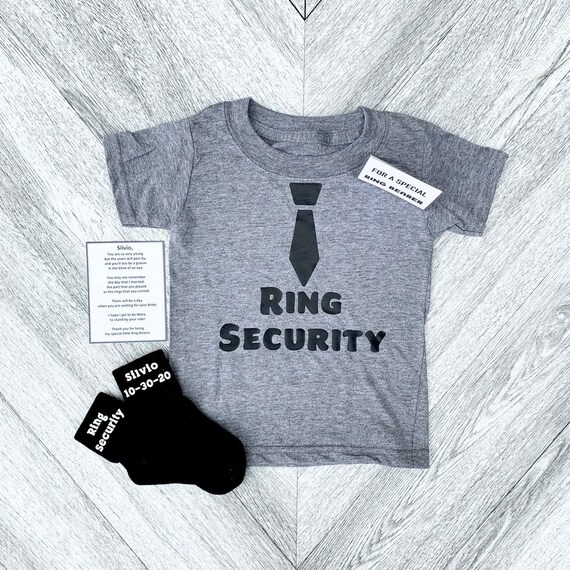 Ring Bearer Gift Set - Ring Security - Ring Bearer Proposal - Will you be my Ring Bearerer - Gift Box