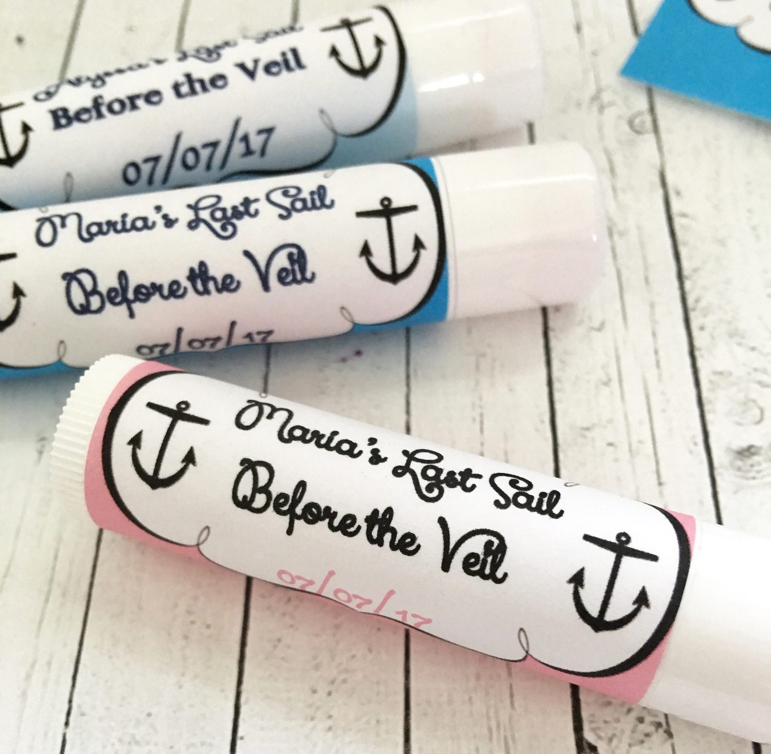 Last Sail Before the Veil Chapstick Labels Only / Customizable - Etsy