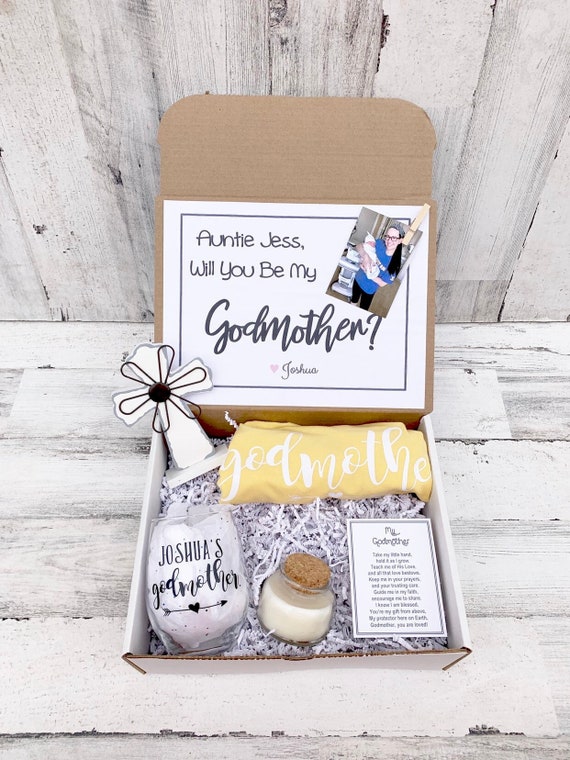 Personalized Godmother Proposal Box: Godmother Gift Set