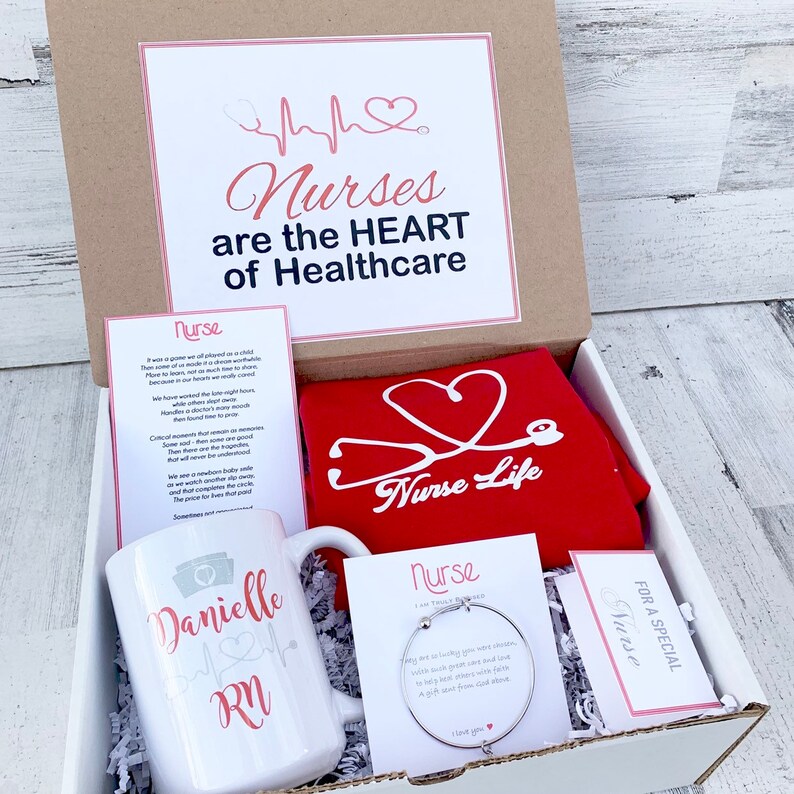 Nurse Gift Nurse Gift Set Gift Box for Nurses With Shirt Etsy