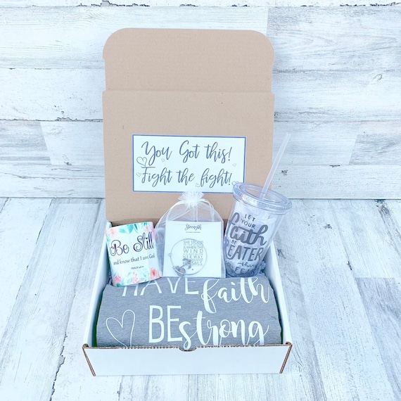 Personalized Get Well Soon Gift Box: Faith Hope Love