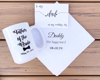 Father of the Bride Gifts - Hankercheif, Mug, Special Socks for a Special Walk