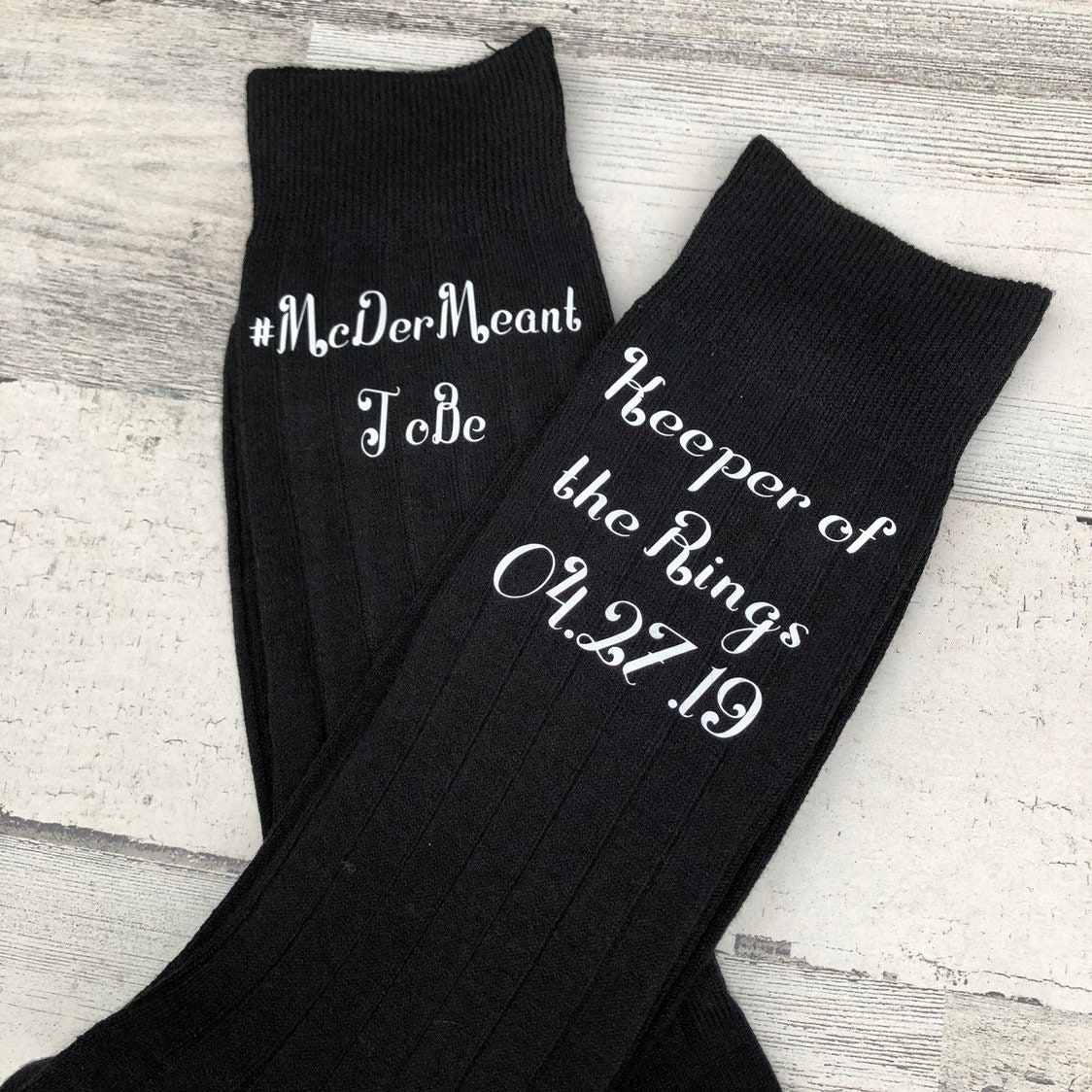 Socks for the ring bearer - adult keeper of the rings - special gift ...