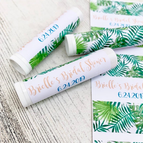 Custom Lip Balm Labels: Bridal Shower, Baby Shower, Wedding Favors
