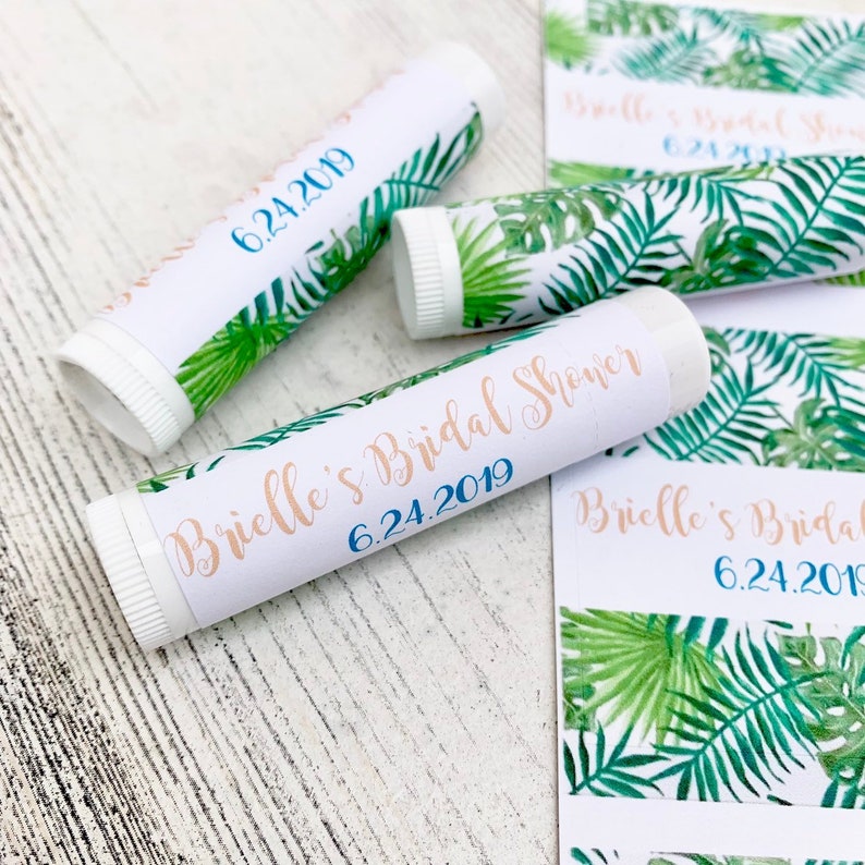 Downloadable Lip Balm Labels Only / Chapstick Favors Bridal Etsy