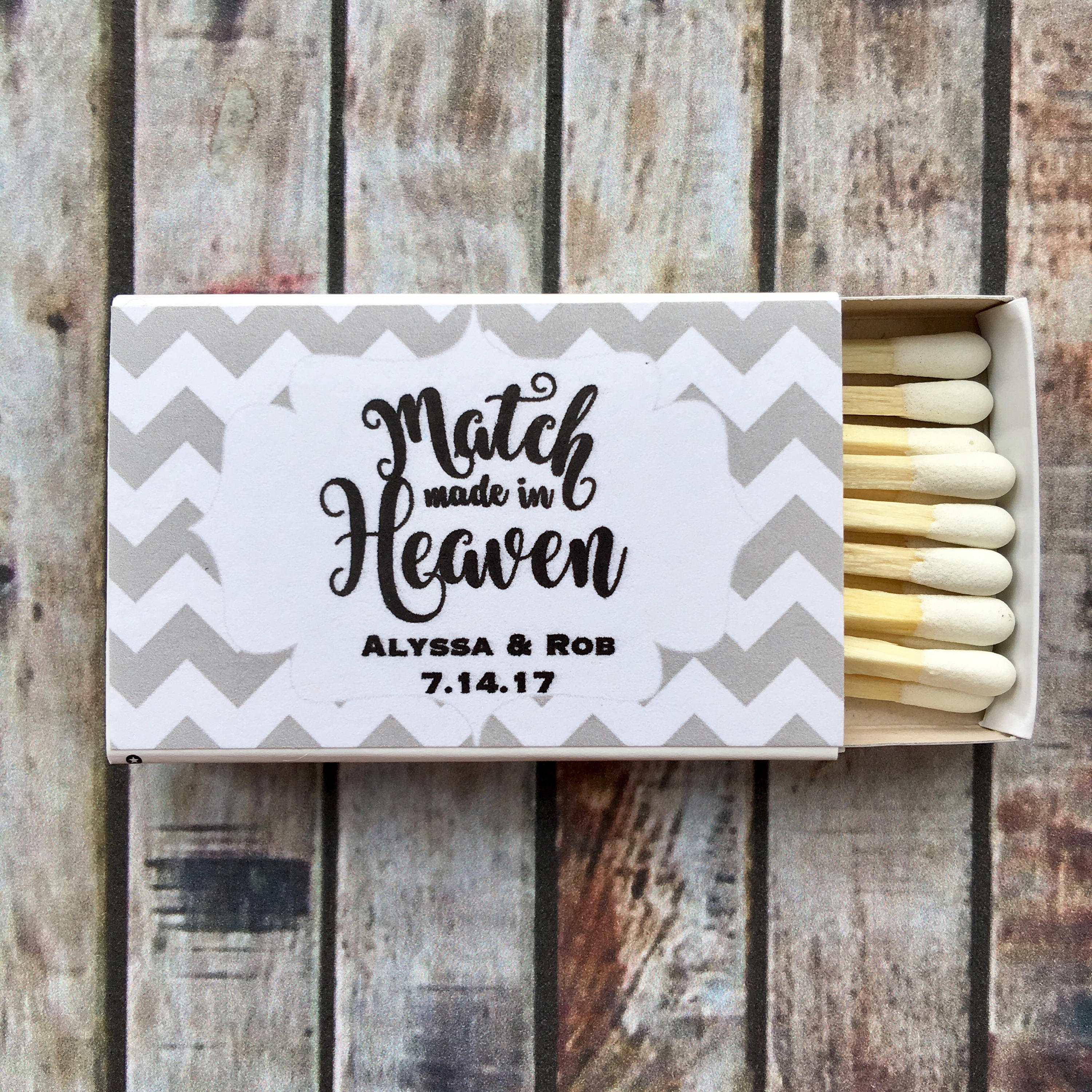 matchbook favor matchbook favor