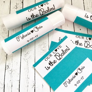 Our Love is the Balm Labels Only / Lip Balm Labels / Chapstick Favors Bridal Shower / Baby Shower / Wedding Favors / Keep Save
