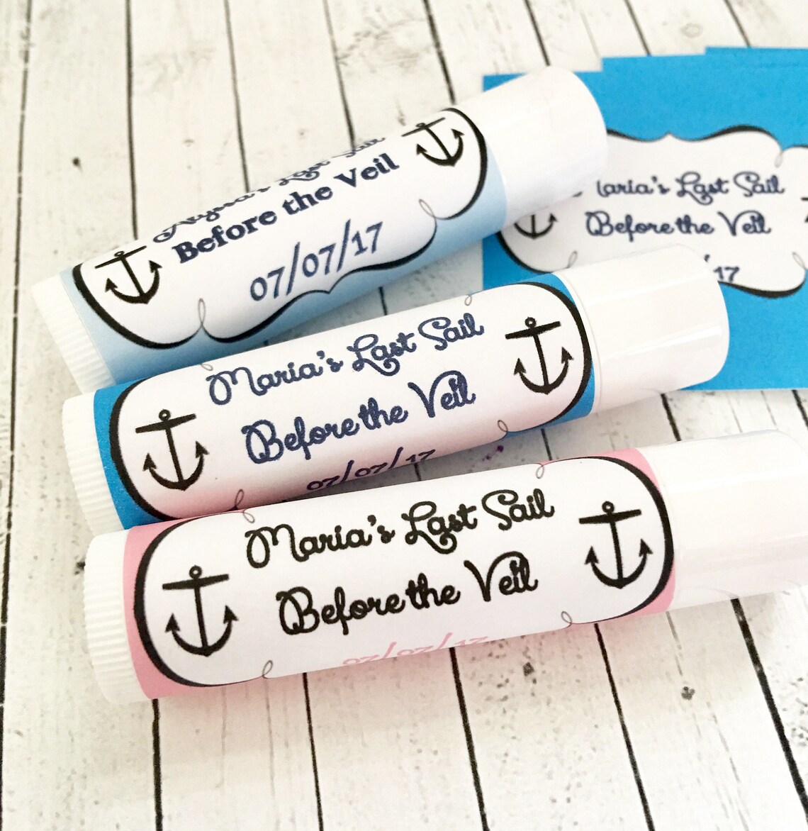 Last Sail Before the Veil Chapstick Labels Only / Customizable - Etsy