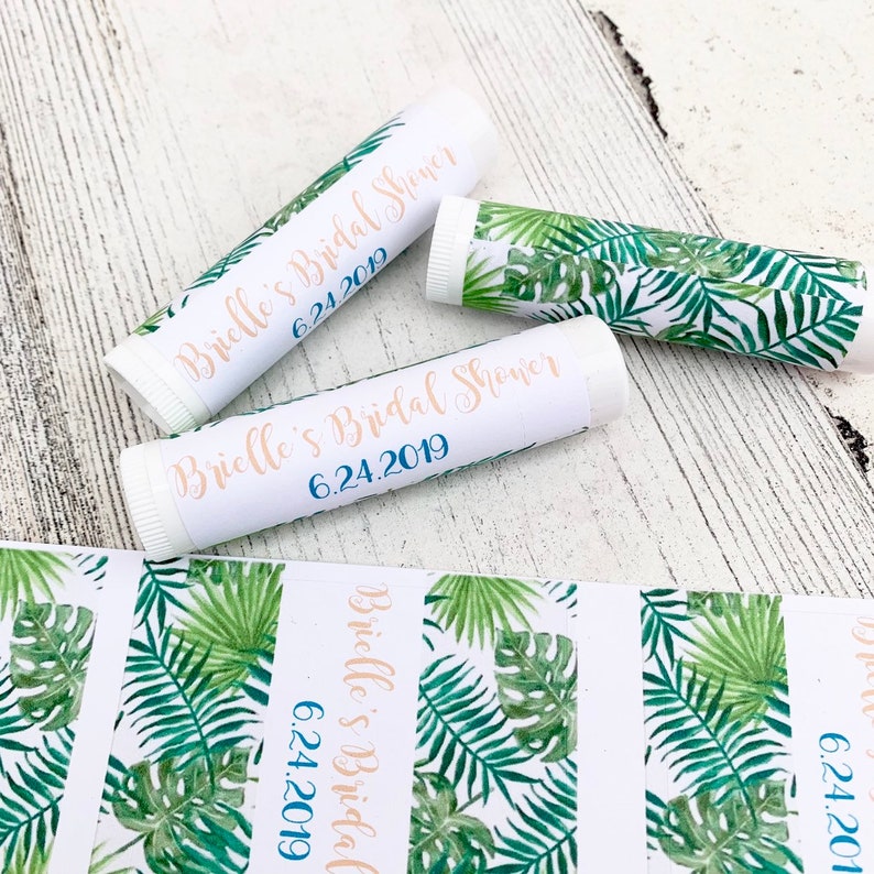 Downloadable Lip Balm Labels Only / Chapstick Favors Bridal Etsy